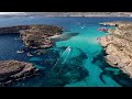 Blue Lagoon, Comino, Malta (DJI Mavic Air drone footage)