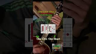 One Love - People Get Ready (ska) intro Bob Marley tab \u0026 chords guitar cover ボブマーリー ギター コード #shorts