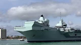 Procedure Alpha - HMS Queen Elizabeth sails for Westlant19 deployment