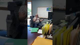 Funny Scaring Co-Worker Prank courtesy of @jenellebrenn of TikTok