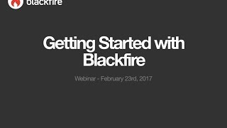 Getting started webinar - February 2017
