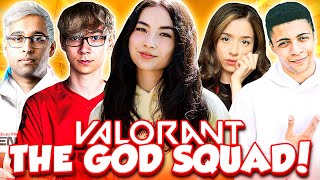 The Valorant God Squad! W/ TenZ, Pokimane, Myth \u0026 ShahZam