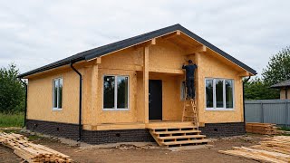 How to build a house in 7 days. Full construction process