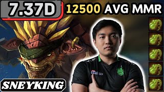 7.37d - Sneyking BRISTLEBACK Hard Support Gameplay 33 ASSISTS - Dota 2 Full Match Gameplay