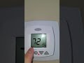 Carrier Thermostat Use