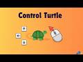 Easy Python Turtle  |Keyboard & Mouse Event Controls | Learn Python Visually