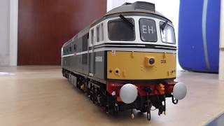 Heljan O Gauge Class 33 D6508 Review