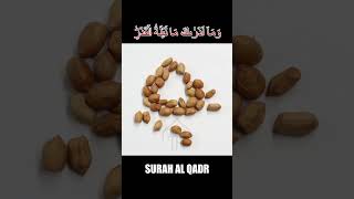 Peanuts Form Arabic Numerals With Surah Al Qadr #quran #juzamma #juz30 #surah #tahfidz #murottal