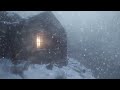 epic blizzard in the bavarian alps┇ howling winds u0026 blowing snow relaxing sounds for sleep u0026 focus