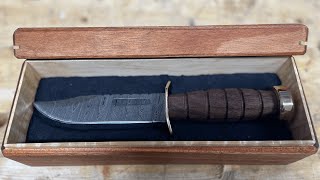 Making a Ka-Bar knife at home