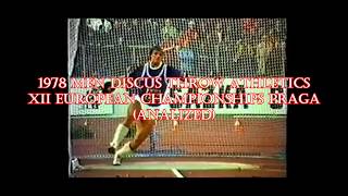 Discus Throw 1978 European Athletics Champs Technical Analysis