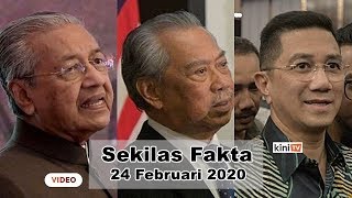 SEKILAS FAKTA: Tun M letak jawatan, Bersatu keluar PH, Azmin dipecat