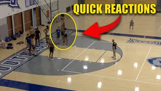 Basketball Drill for Passing, Layups, and Defense (QUICK DECISIONS)