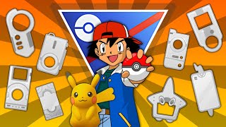 USING ASH'S TEAM FROM EVERY REGION IN THE GO BATTLE LEAGUE!