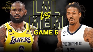 Los Angeles Lakers vs Memphis Grizzlies Game 6 Full Highlights | 2023 WCR1 | FreeDawkins