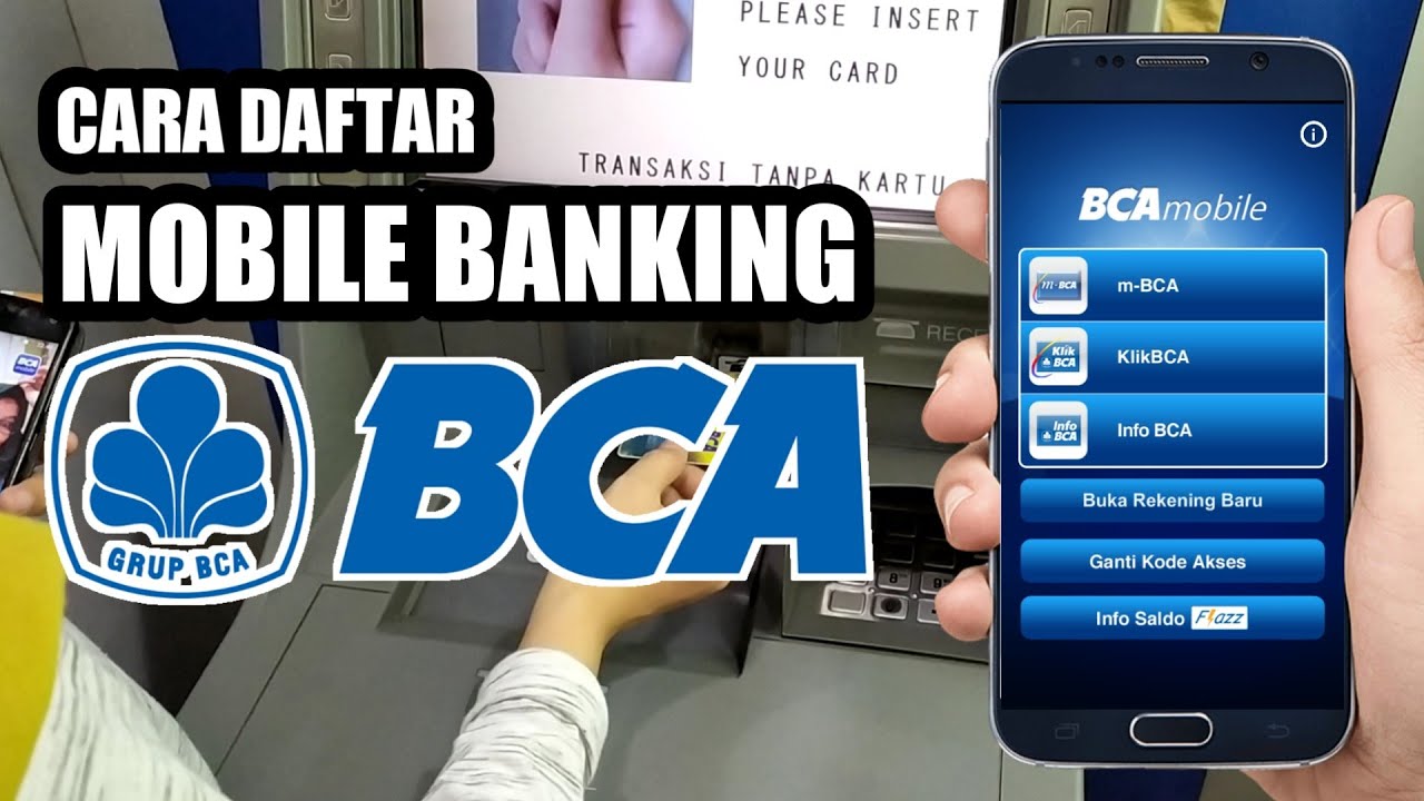 Cara Daftar Mobile Banking BCA Di ATM - YouTube