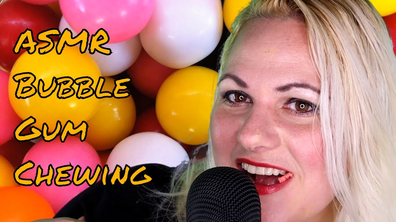 ASMR Bubble Gum Chewing - YouTube