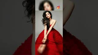 JANHVI KAPOOR IN HOT ROD RED DRESS COLLECTION #shorts