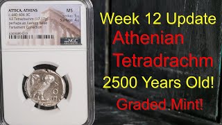 Athenian Silver Tetradrachm 440-404 BC Mint!!