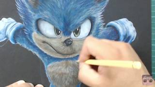 Cómo DIBUJAR a SONIC REALISTA [PART 1] | How To Draw SONIC The Hedgehog | Sonic Película/Movie