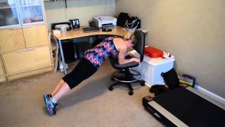 Swivel chair oblique exercise