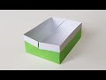 How to make an EASY ORIGAMI  RECTANGLE BOX