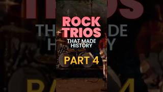 Rock Trios That Made History - PART 4 | #shorts