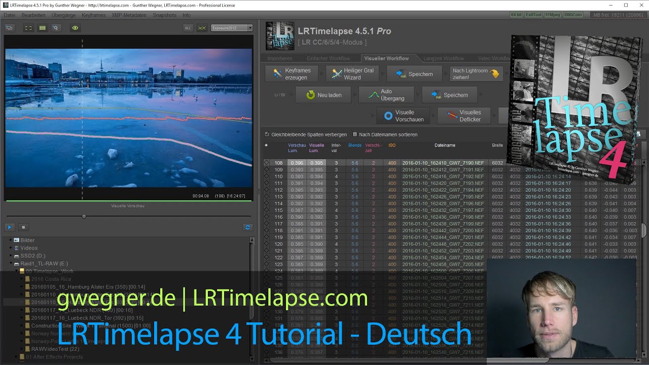 Lrtimelapse 4 Tutorial Deutsch Gwegner De Youtube