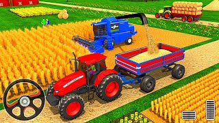 Tractor Farming Driver Simulator 2022 - Wheat Harvester Machine Sim - Android Gameplay