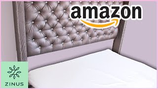 ZINUS Green tea Memory Foam Mattress Bed Unboxing \u0026 STEP BY STEP INSTRUCTIONS/ DEMO