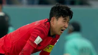 HEUNG MIN SON CRYING AFTER SOUTH KOREA ADVANCE TO ROUND OF 16