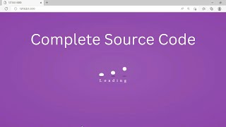 Bouncing Ball ⚽ Preloader Animation with Source Code 📄(HTML and CSS)| CodingWithRohani