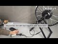 how to set kunray ebike wheel motor kit with g51 lcd display ebike motor 350w 500w