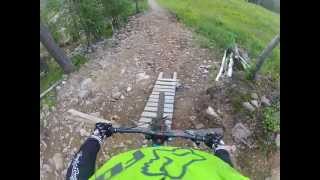 Levi bike park 2012 musta reitti [HD]