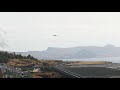 Perfect landing vs not so perfect landing Slowmotion Madeira Portugal.