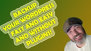 How to backup WordPress without plugins. [2022]