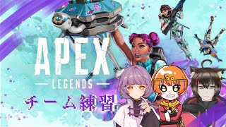 【ApexLegends】チーム練習3日目！構成も決まった。あとは伸びしろだけ。【フルパ/ガッフ杯/カスタム】