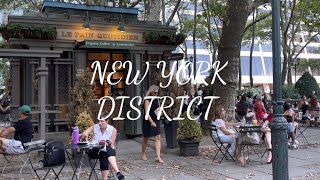 (SUB) NY Vlog | The end of Summer in New York, Poppi Cafe, Jazz Play in Time Square, Bloomingdale's