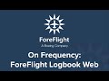 ForeFlight on Frequency: Logbook On ForeFlight Web