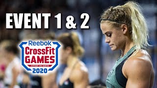 Sara Sigmundsdottir Event 1 \u0026 2 CrossFit Games 2020 Online