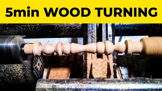 5 min wood turning /wood turning 2 #woodworking