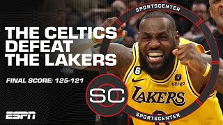 NO CALL CONTROVERSY 👀 Celtics defeat Lakers in OT, 125-121 | SportsCenter