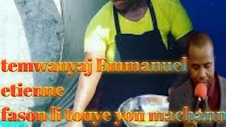 Temwanyaj  ansyen  malfektè Emmanuel etienne.koman li touye yon machann  manje 😥