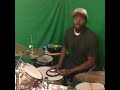 my first live drum video online gospel funk track fdt played live on facebook unedited