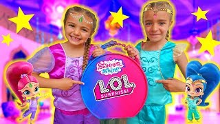 LOL BIG SURPRISE GIANT BALL SHIMMER AND SHINE!! Las Ratitas