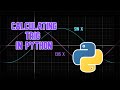 Calculating Trig Functions - Python