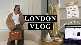 LONDON VLOG | how I shop for my fall/autumn wardrobe + making some life changes | Noorie Ana