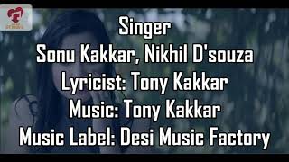 Baarish Lyrics - Mahira Sharma | Paras Chhabra | Sonu Kakkar | Tony Kakkar | Deep Of Music