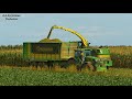 mais 2019 loonbedrijf houten john deere 8500i john deere 7r 7920 dji 4k maisernte