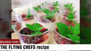 Recipe of the day vanilla panna cotta #theflyingchefs #recipes #food #cooking #recipe #entertainment